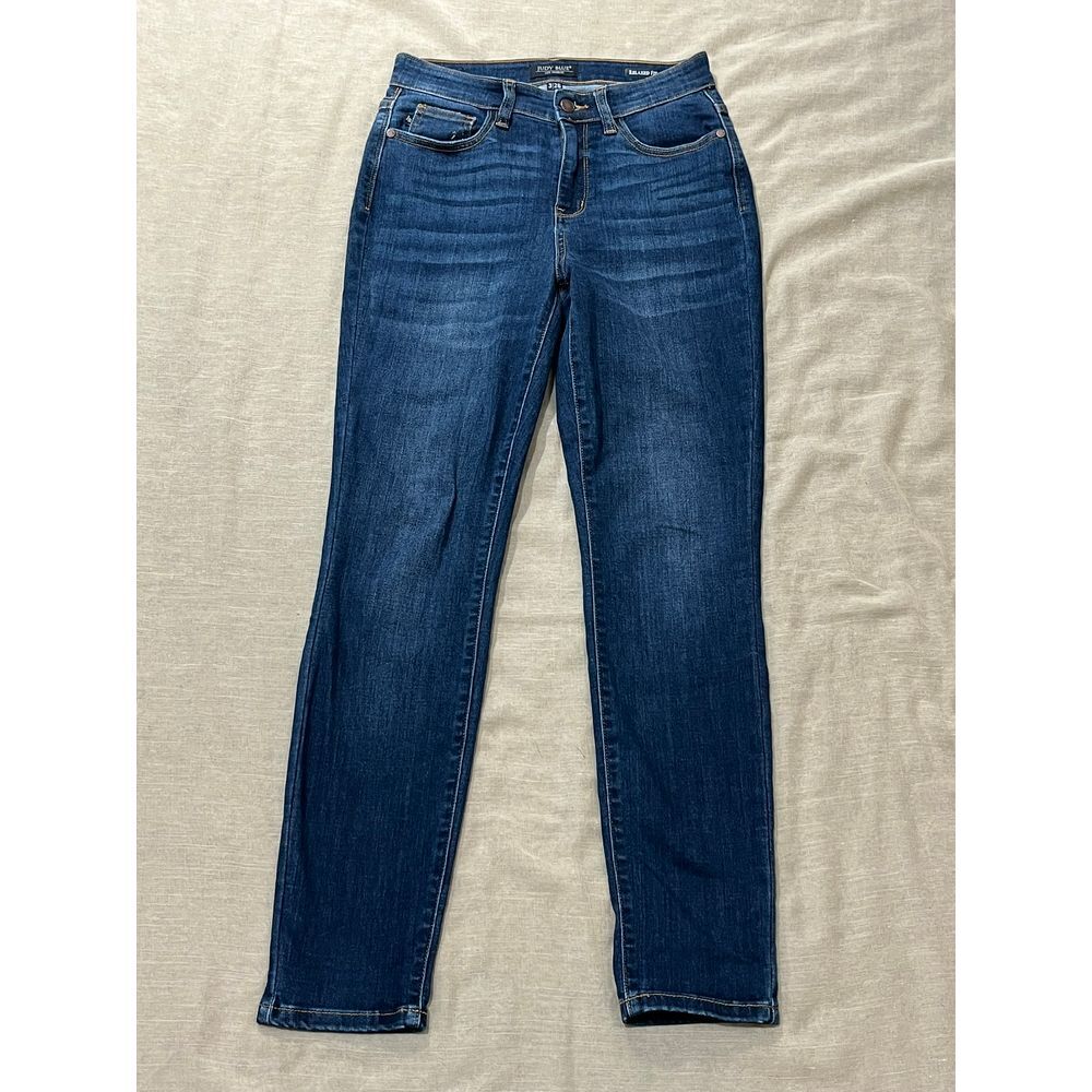Judy Blue Dark Blue Straight Leg Jeans